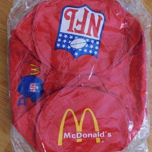 Vintage McDonalds NFL Duffle Bag/ Gym Bag. Brand New! Mint!
